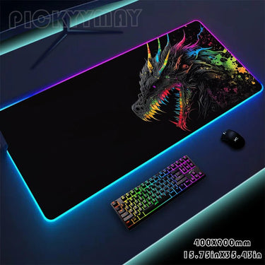 RGB Luminous Gaming Mousepad - XXL Design - InspiredGrabs.com